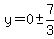 y=0%2B-+7%2F3