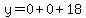y=0%2B0%2B18