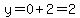 y=0%2B2=2