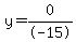 y=0%2F-15