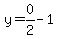 y=0%2F2-1