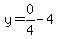 y=0%2F4-4
