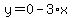 y=0-3%2Ax