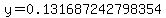 y=0.131687242798354
