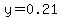 y=0.21