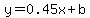 y=0.45x%2Bb