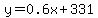 y=0.6x%2B331
