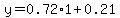 y=0.72%2A1%2B0.21