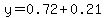 y=0.72%2B0.21
