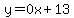 y=0x%2B13