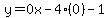 y=0x-4%280%29-1