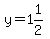 y=1%261%2F2