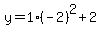 y=1%28-2%29%5E2%2B2