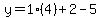 y=1%284%29%2B2-5