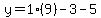 y=1%289%29-3-5
