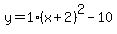 y=1%28x%2B2%29%5E2-10