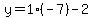 y=1%2A%28-7%29-2