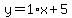 y=1%2Ax%2B5