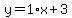 y=1%2Ax+%2B+3