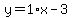 y=1%2Ax-3
