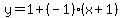 y=1%2B%28-1%29%28x%2B1%29