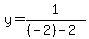 y=1%2F%28%28-2%29-2%29
