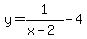 y=1%2F%28x-2%29-4