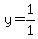 y=1%2F1