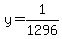 y=1%2F1296