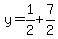 y=1%2F2%2B7%2F2