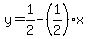 y=1%2F2-%281%2F2%29%2Ax