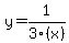 y=1%2F3%28x%29