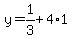y=1%2F3%2B4%2A1