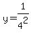 y=1%2F4%5E2