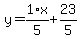 y=1%2F5%2Ax%2B23%2F5