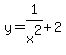 y=1%2Fx%5E2%2B2