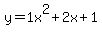 y=1+x%5E2%2B2+x%2B1