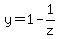 y=1-1%2Fz