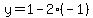 y=1-2%28-1%29
