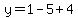 y=1-5%2B4