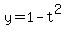 y=1-t%5E2