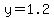 y=1.2