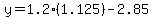 y=1.2%281.125%29-2.85
