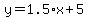 y=1.5%2Ax%2B5