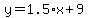 y=1.5%2Ax%2B9