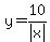 y=10%2Fabs%28x%29