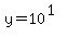 y=10%5E%281%29