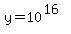 y=10%5E%2816%29
