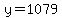 y=1079
