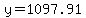 y=1097.91